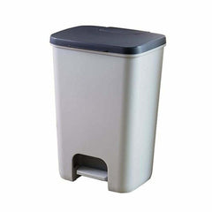 Curver Essentials Bin 40L with Pedal - Grey