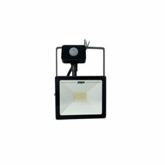 Vito Industrial Led Floodlight with Sensor 20W 6000K - Black IP44