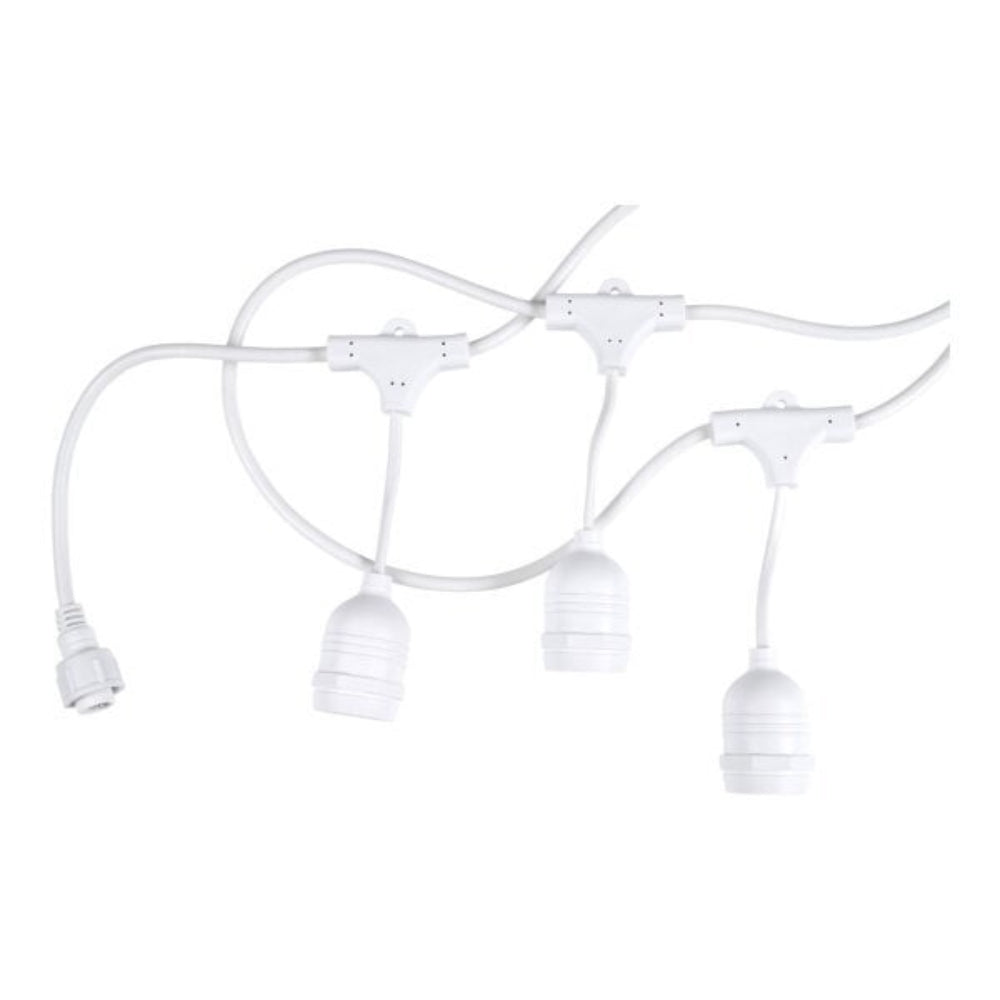 Optonica White Outdoor String Light 10 Bulbs E27 6m