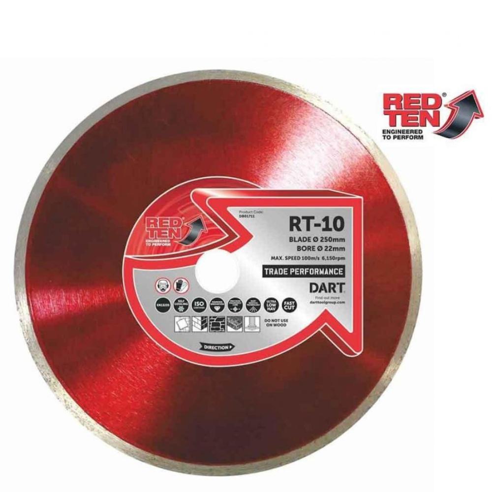 DART RED TEN RT-10 CERAMIC DIA. BLADE 180DMM X 22B