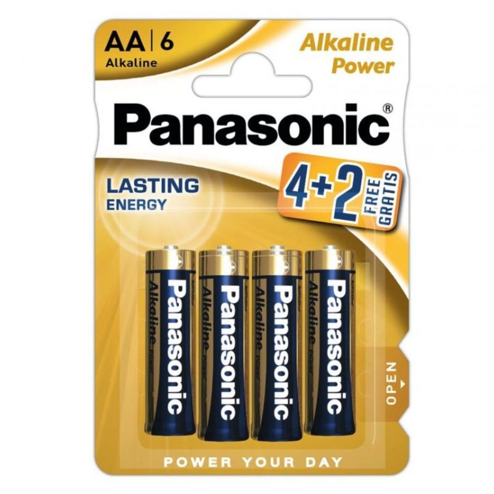 Panasonic AA Alkaline Power 4Pk Batteries