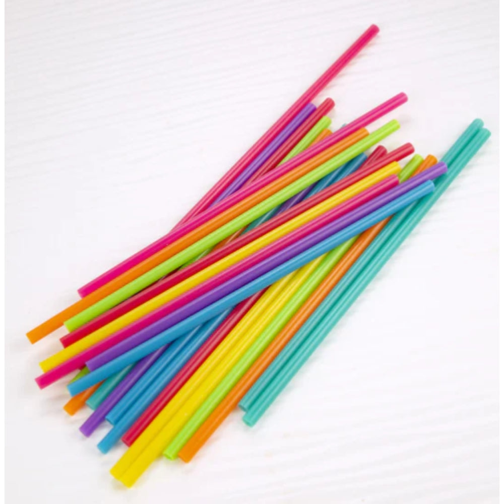 Kikkerland Bright Color Reusable Straw