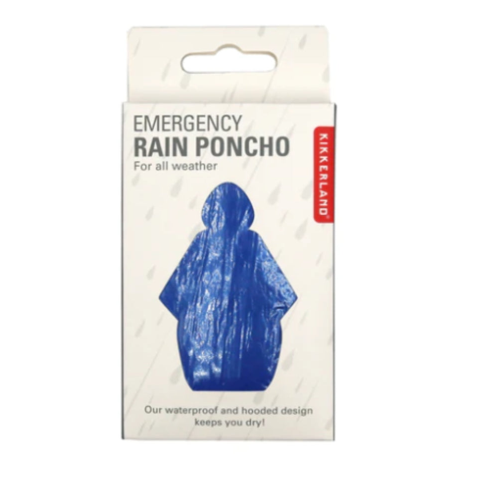 Kikkerland Emergency Rain Poncho