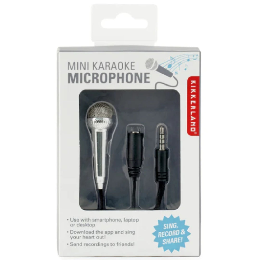 Kikkerland Mini Karaoke Microphone