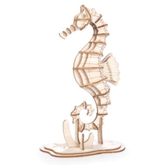 Kikkerland 3D Wooden Puzzle - Seahorse