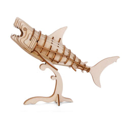 Kikkerland 3D Wooden Puzzle - Shark