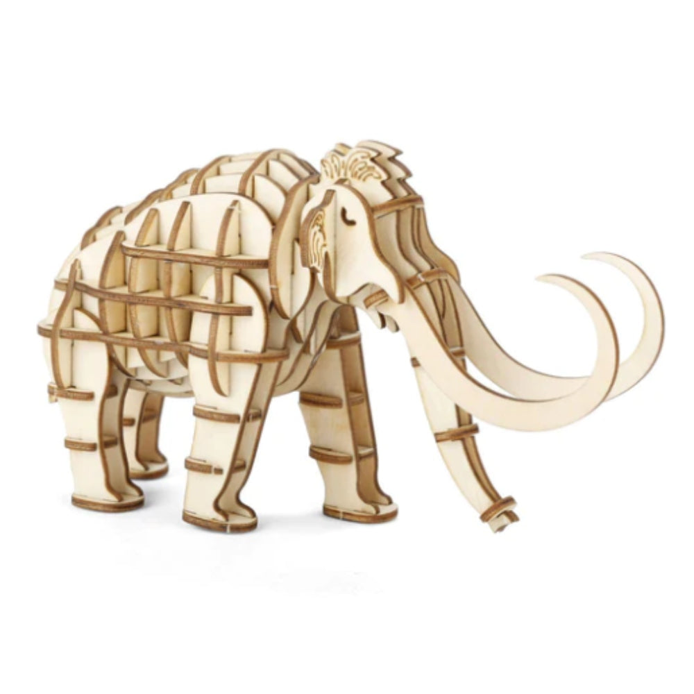 Kikkerland 3D Wood Puzzle - Mammoth