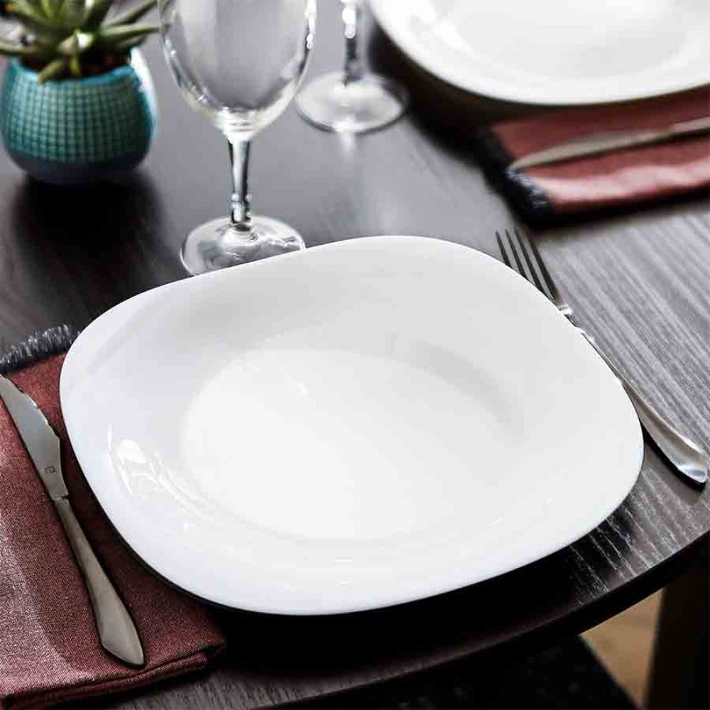 S18 DINNER SET CARINE WHITE-GREY - CARINE