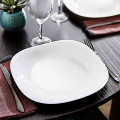 S18 DINNER SET CARINE WHITE-GREY - CARINE