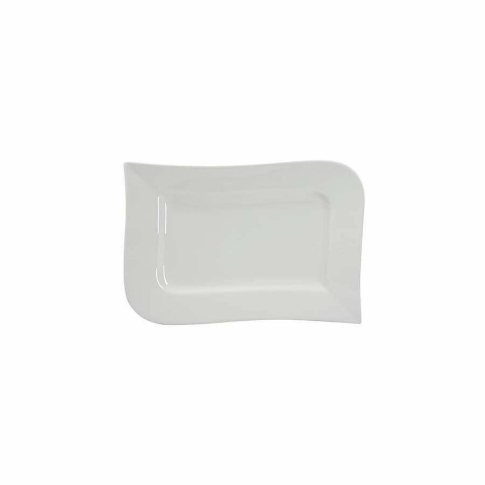 Ambition Fala Wave Platter Serving Dish 31cm - White