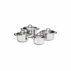 Ambition Berry Cookware Set of 8 Pieces - Stainless Steel