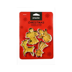 Practic Cookie Cutter Set of 4 Pieces - Christmas