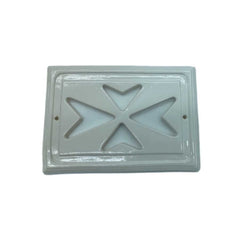 Vent Malta Cross White Clay