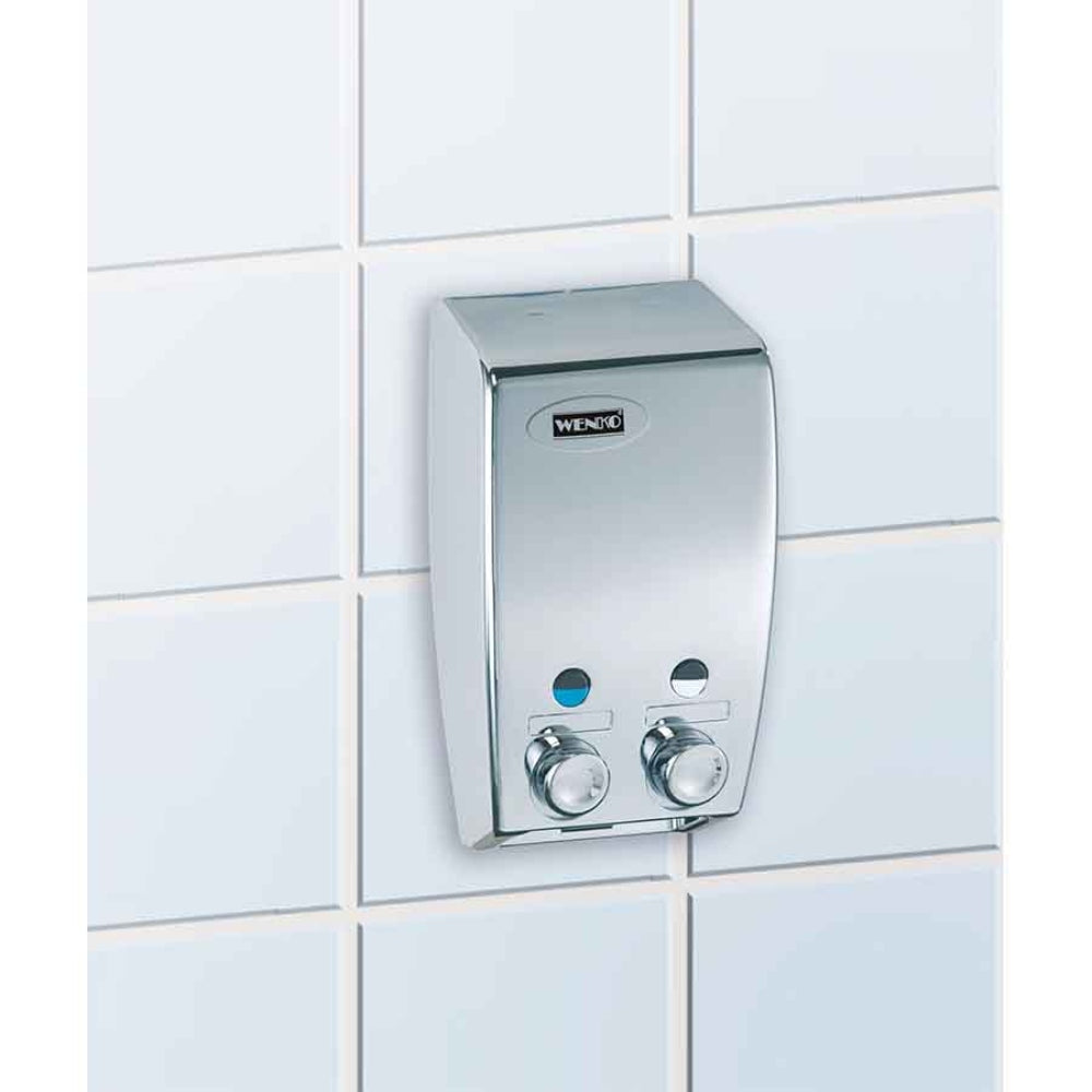 Wenko Varese 2-Chamber Soap Dispenser