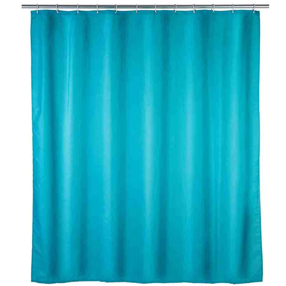 Wenko Anti-Mould Shower Curtain 180 x 200cm - Light Blue