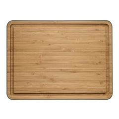 Wenko Bamboo Cutting Board 39 x 28cm with Anti Slip Edge