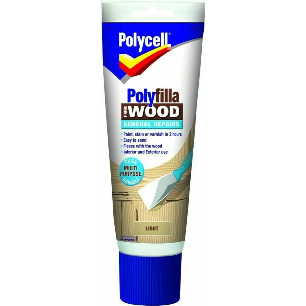 Polycell Wood Filler All Purpose Light 330Gm Tube