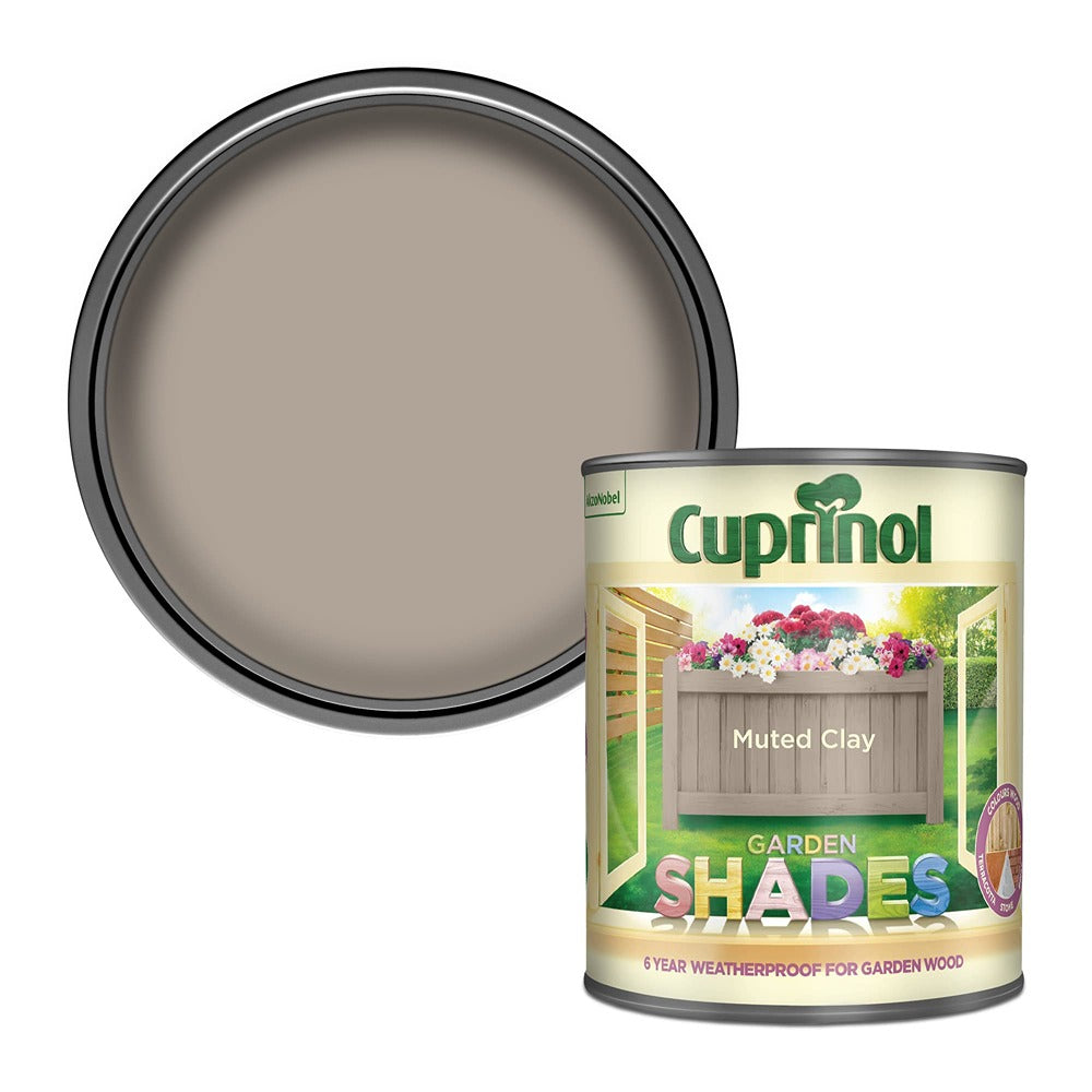 Cuprinol Garden Shades 1Ltr Muted Clay