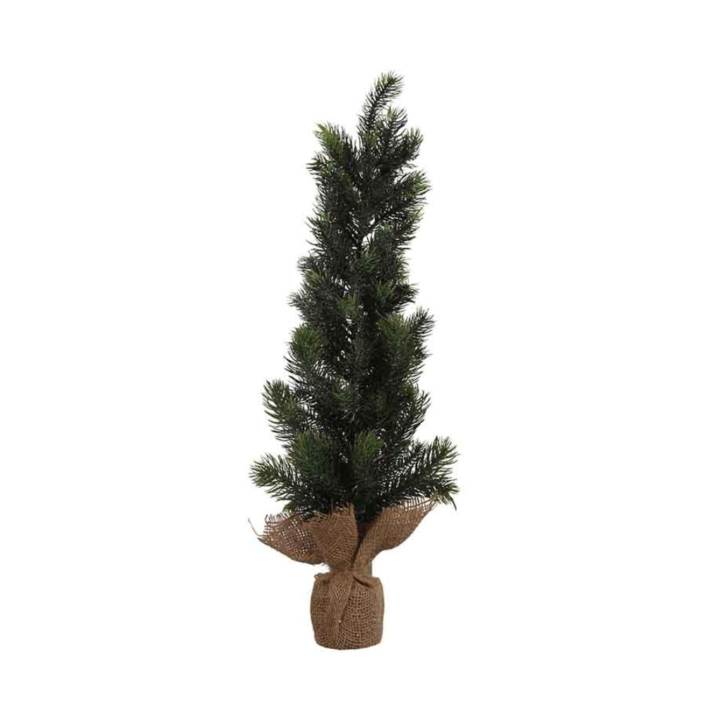 House of Seasons Christmas Tree with Burlap Base and 78 Tips 60cm