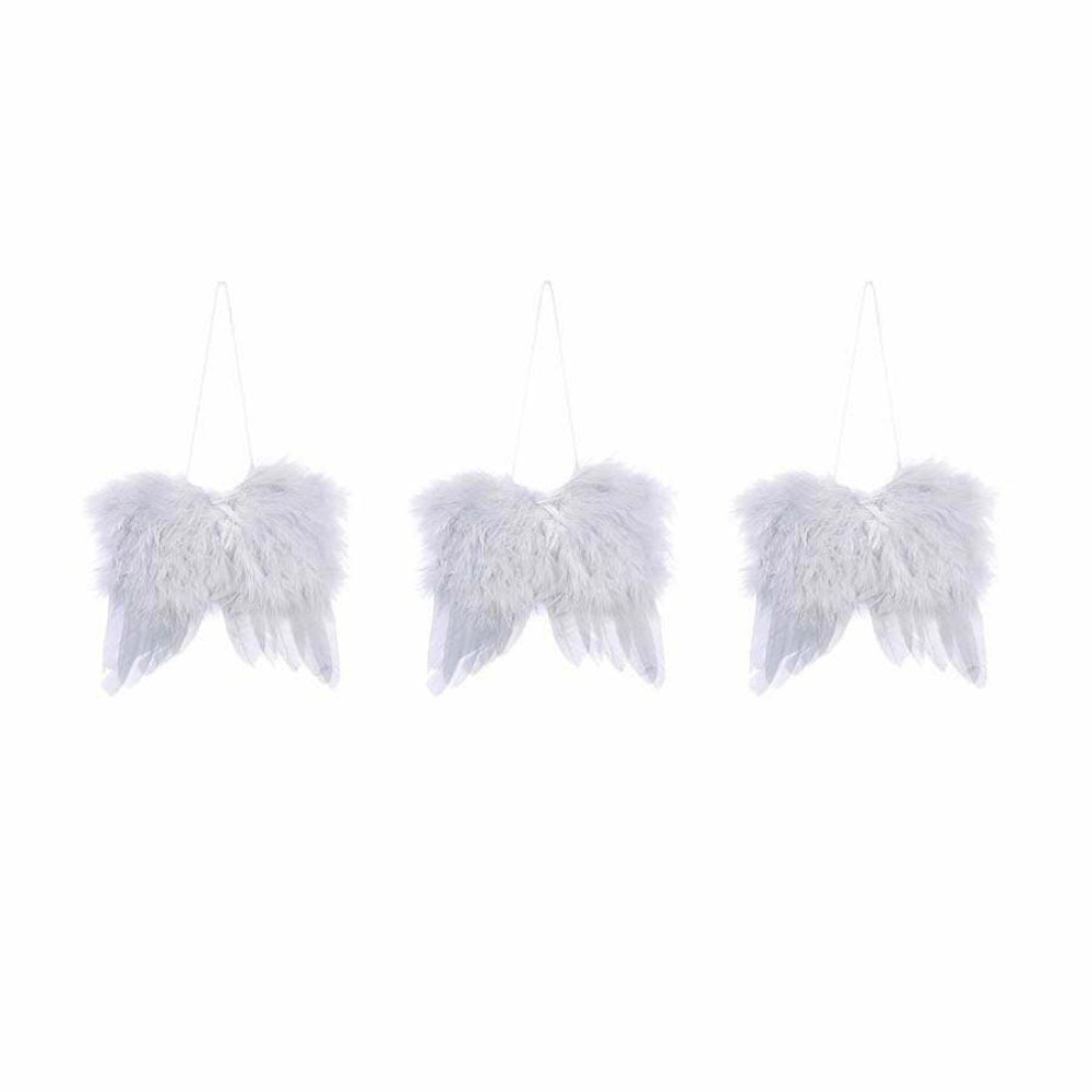 House of Seasons Hanging Wing Ornament 14cm - Light Blue