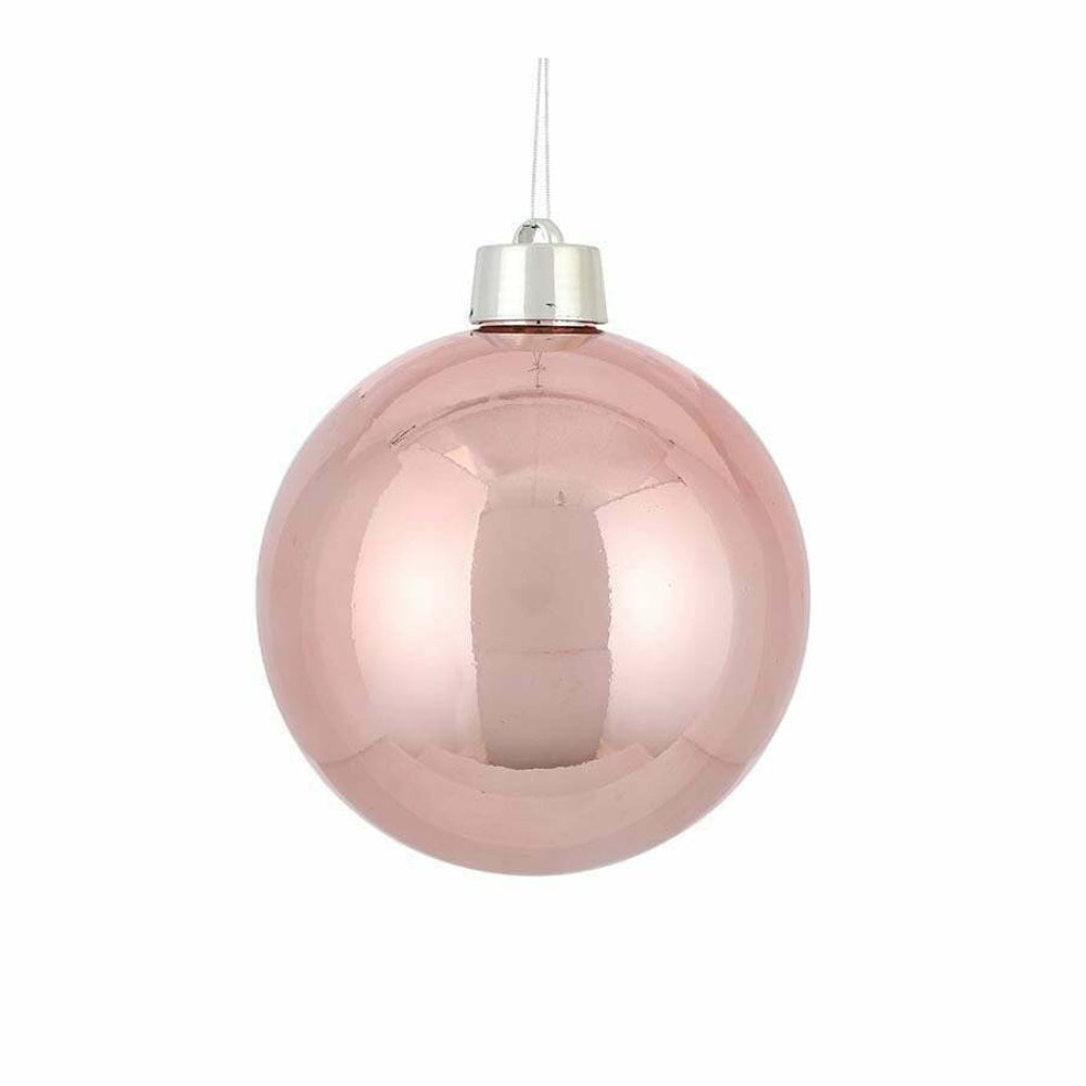 House of Seasons Shatterproof Bauble 20cm - Light Pink