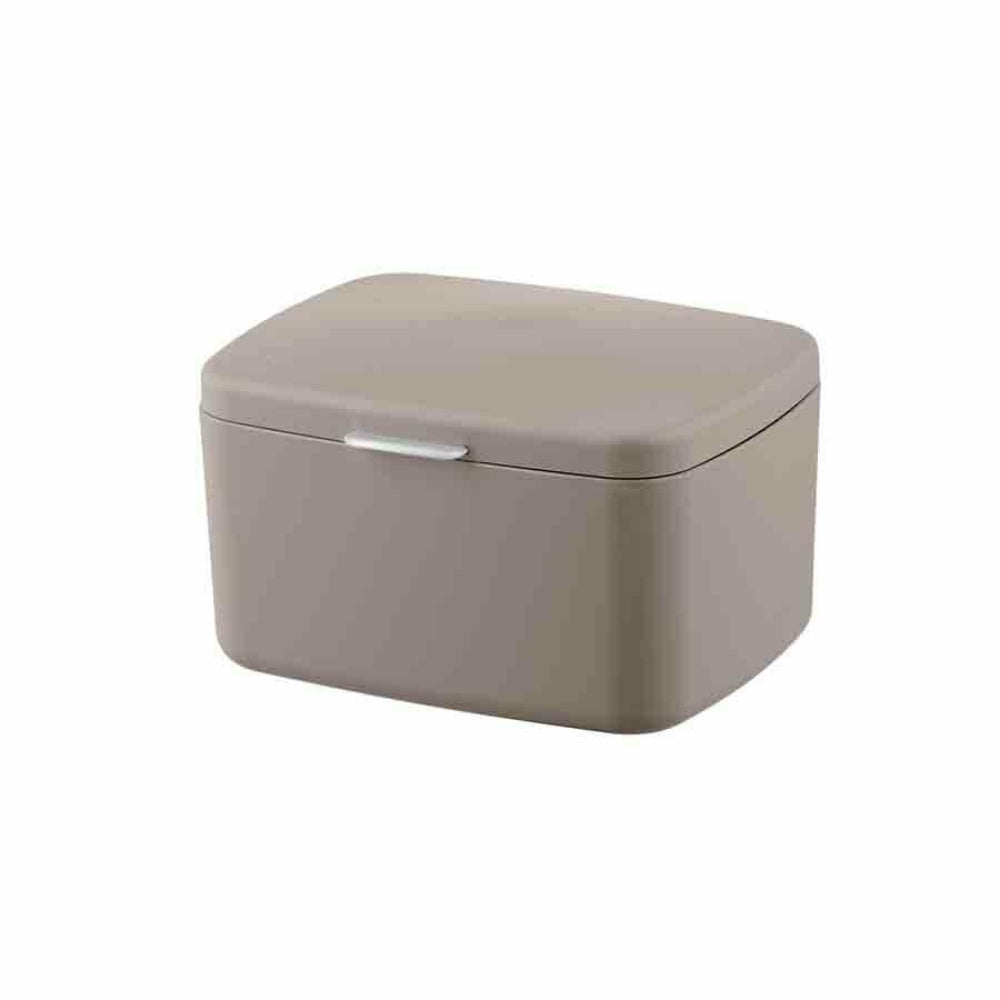 Wenko Barcelona Bathroom Box 19.5 x 16 x 11cm Taupe