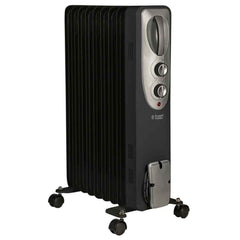 Russell Hobbs Oil Filled Radiator 9 - Fin 2000W Black