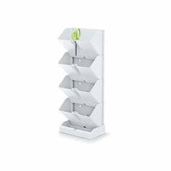 Prosperplast Vertical Mini Cascade Planter 19.5x11.4x47.5cm - White