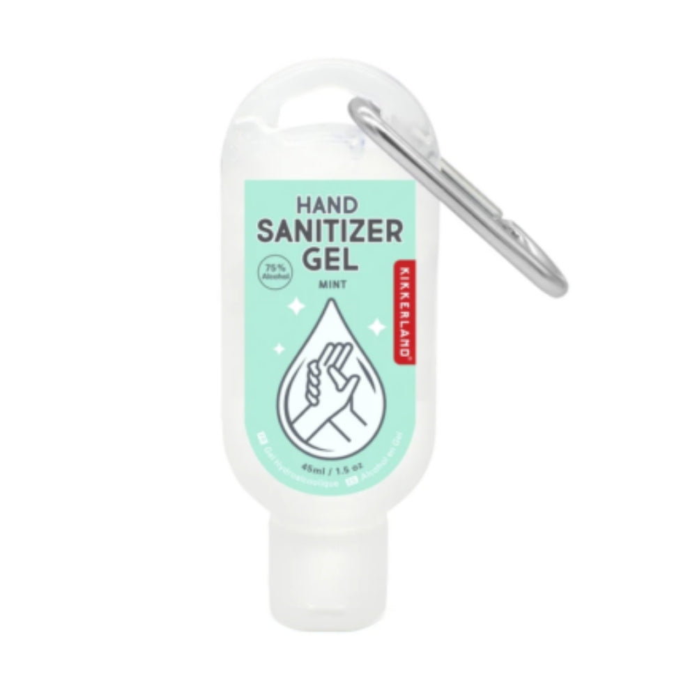 Kikkerland Hand Sanitizer with Carabiner