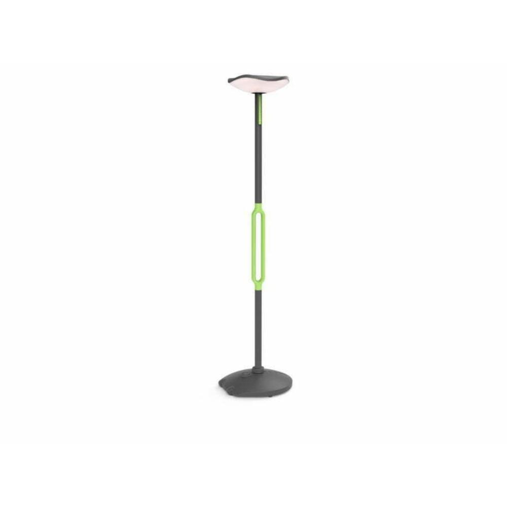 Lutec Poppy Solar Led Portable Post - Dark Grey
