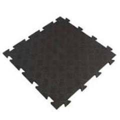 Linea Tenax PVC Diamond Plate Tile 0.23m2 - Black