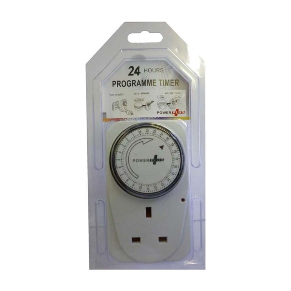 Power Plus Plug-In Mechanical Timer - Daily 15 Minutes