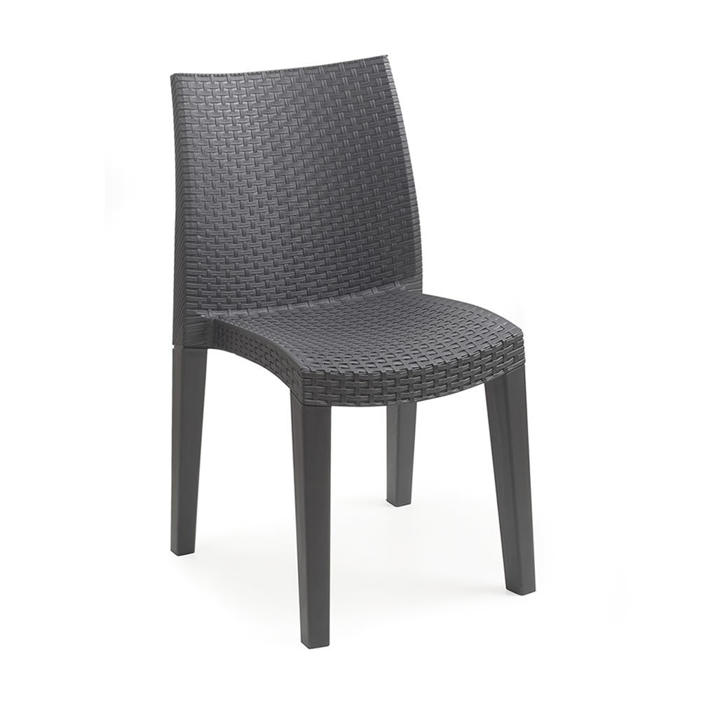 Ipae-Progarden Lady Stackable Chair - Anthracite