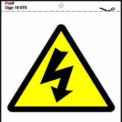 STICKER: DANGER HIGH VOLTAGE