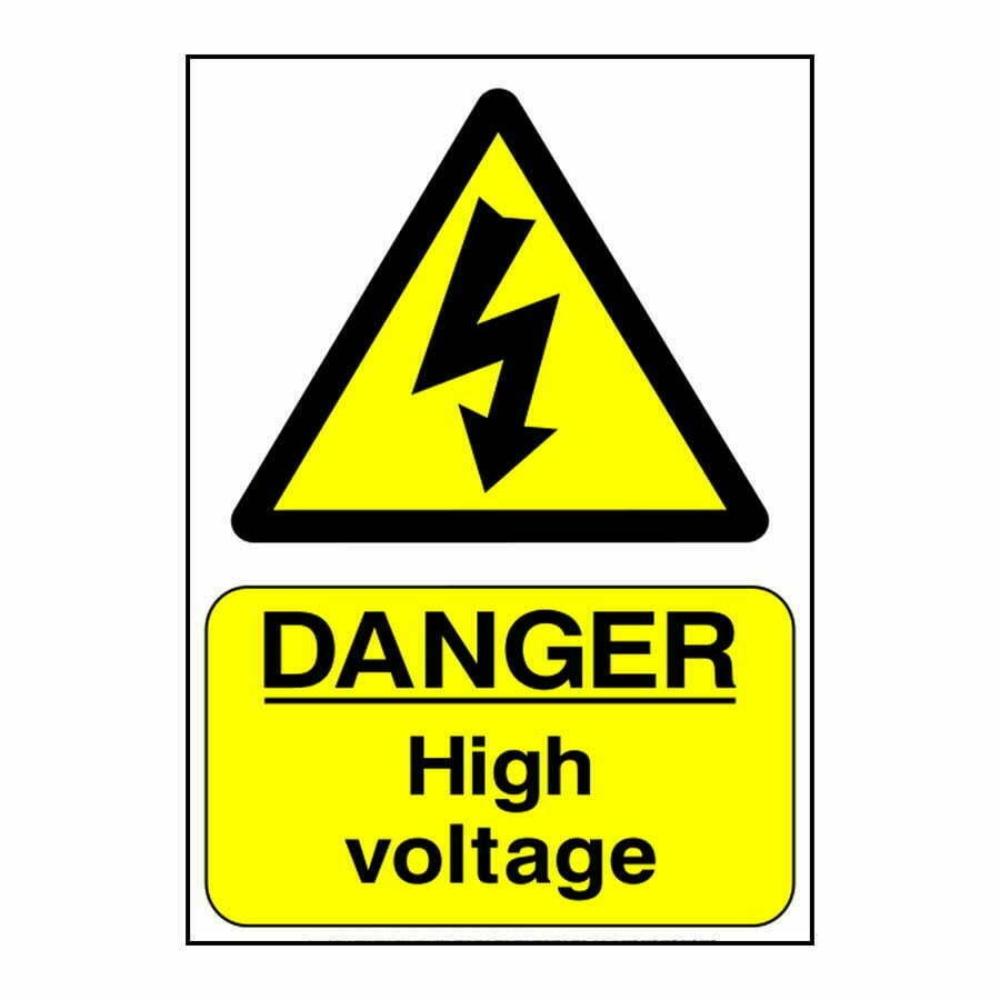 STICKER: DANGER HIGH VOLTAGE