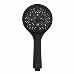 Wenko Water Saving Shower Head 11cm Black Matt with 3 Different Jets