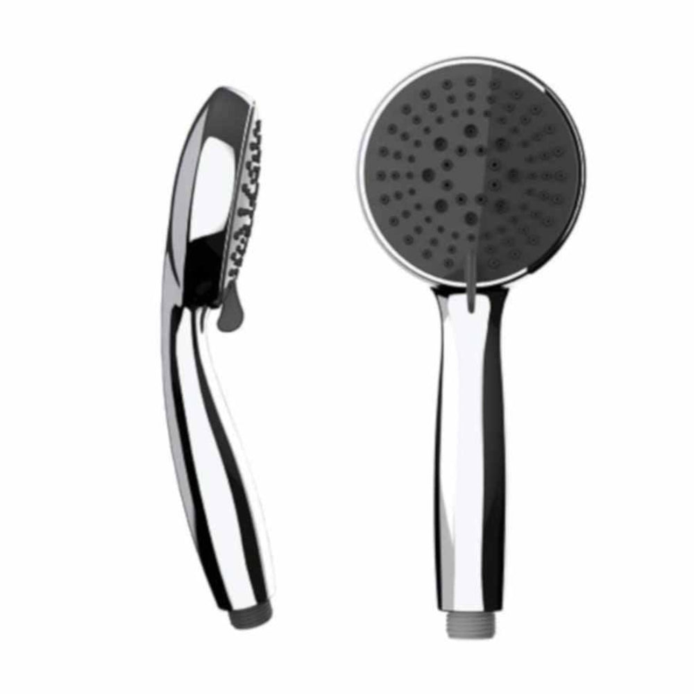 Wenko Basic Line Shower Head 10cm Chrome Grey with 1 Jet