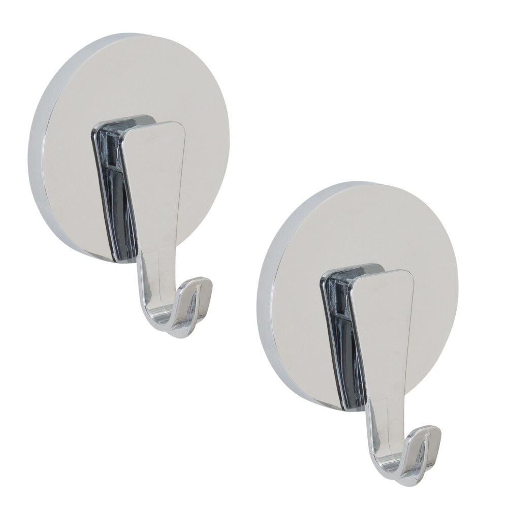 Wenko Levered Suck Cup Hook Set of 2 Pieces White