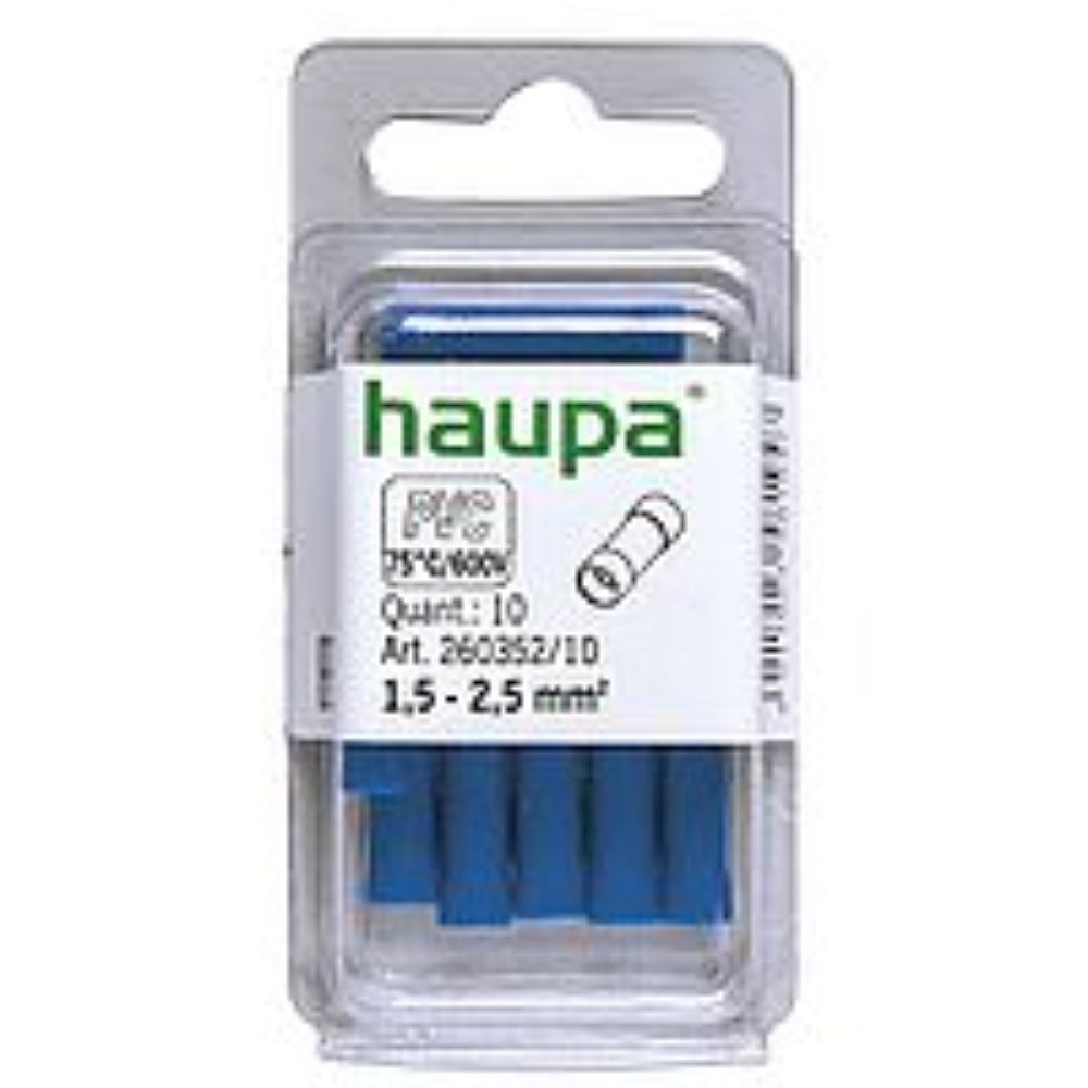 Haupa Butt Connector Insulated 1.5 - 2.5mm²