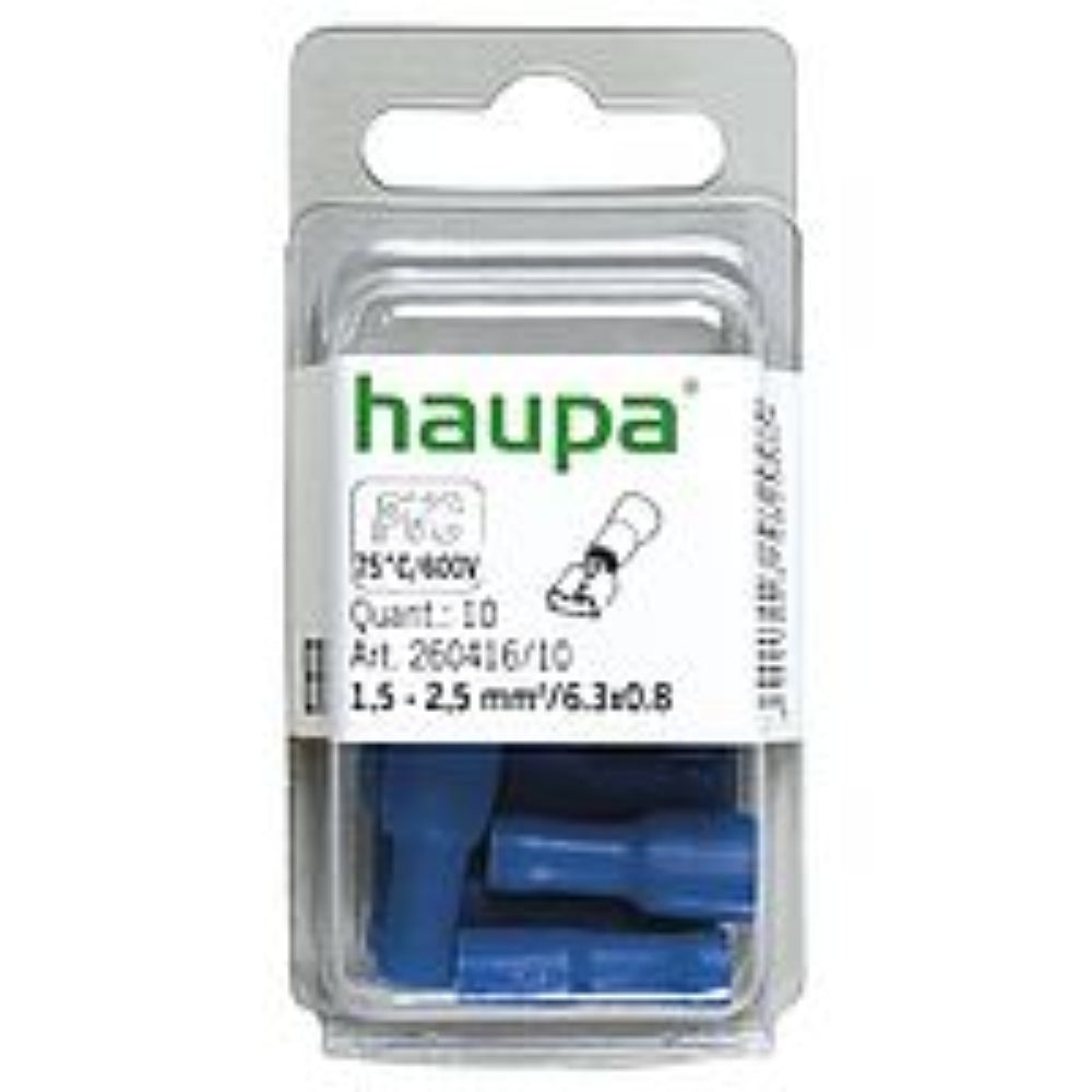 Haupa Socket Sleeves Insulated 1.5 - 2.5mm²/ 6.3 - 0.8mm