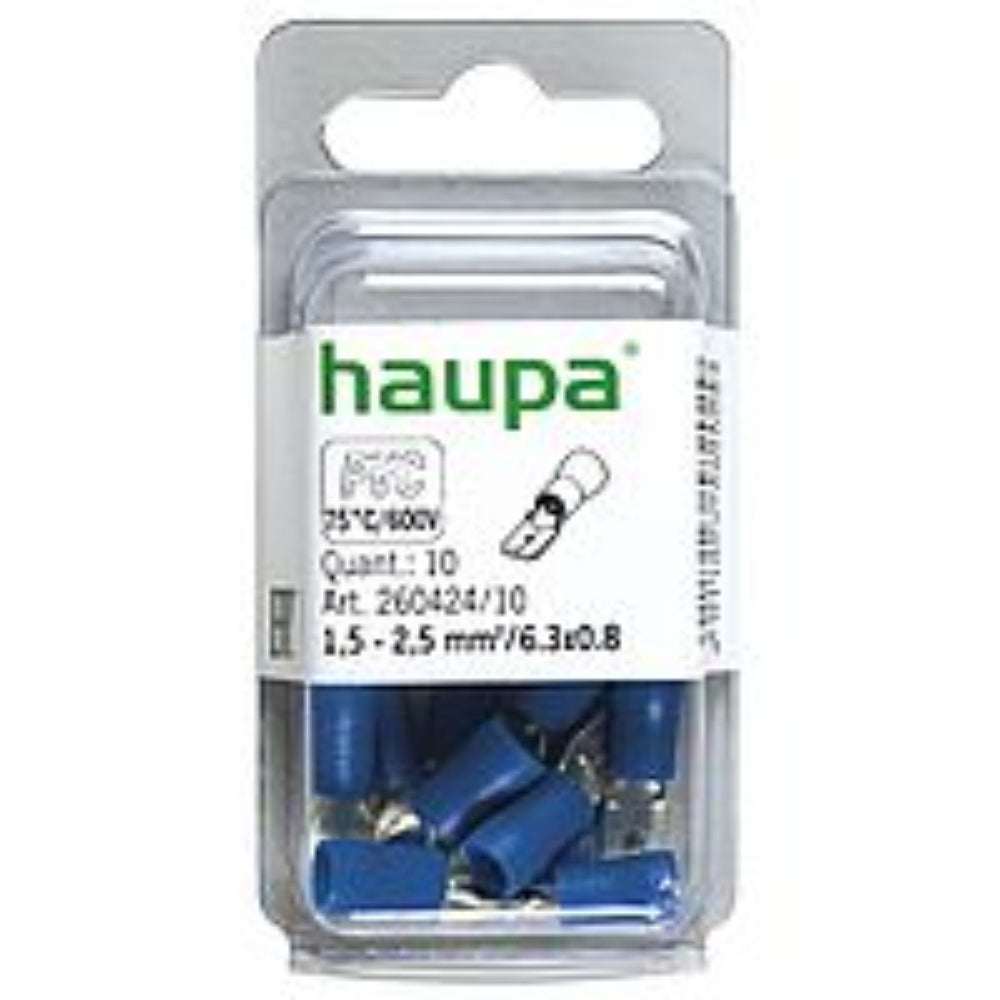 Haupa Socket Sleeves Insulated 1.5 - 2.5/ 6.3 x 0.8mm