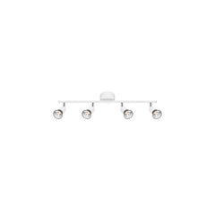 Nova Luce Base Luminaire Ceiling Spot Lights with 4 GU10 - Matt White Metal