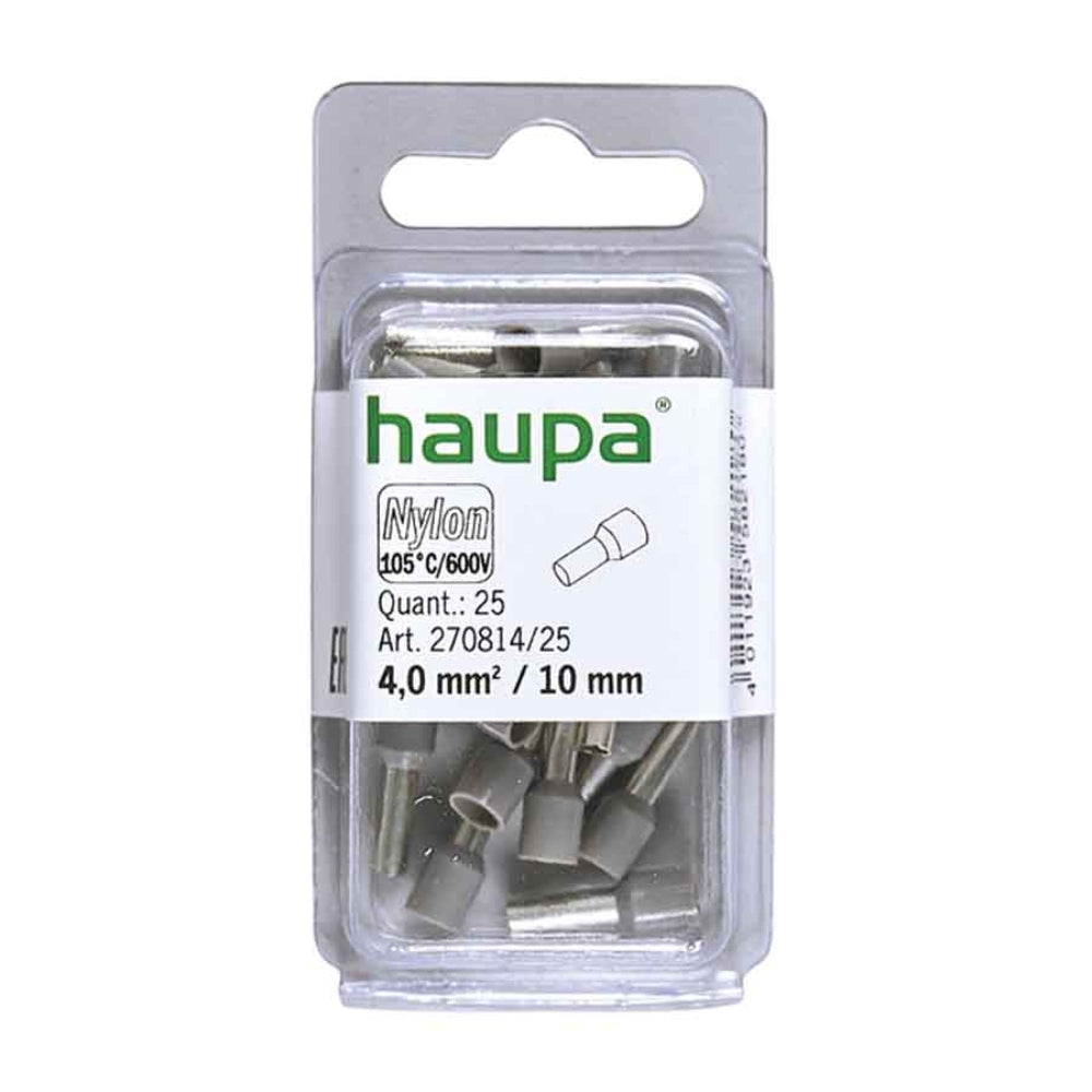 Haupa Twin End Sleeves 6.0/ 14mm - Yellow