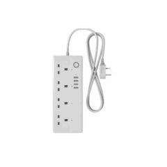 Calex Smart Extension Socket 4 Gang with 4 USB Sockets