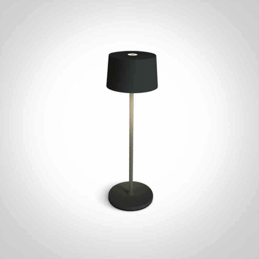 OneLight USB Rachargeable Table Lamp Led 3.3W - Black