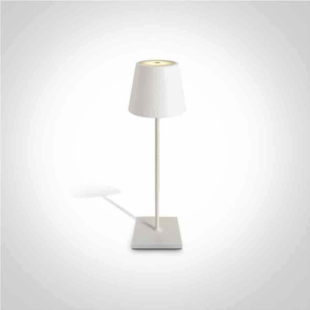 OneLight USB Rachargeable Table Lamp Led 3.3W - White