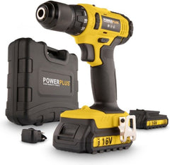 Powerplus Cordless Drill/ Screwdriver 16V with 2 Batteries and Charger