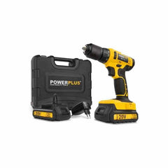 Powerplus Cord/ Cordless Drill and Screwdriver 20V Li-Ion with 2 Batteries