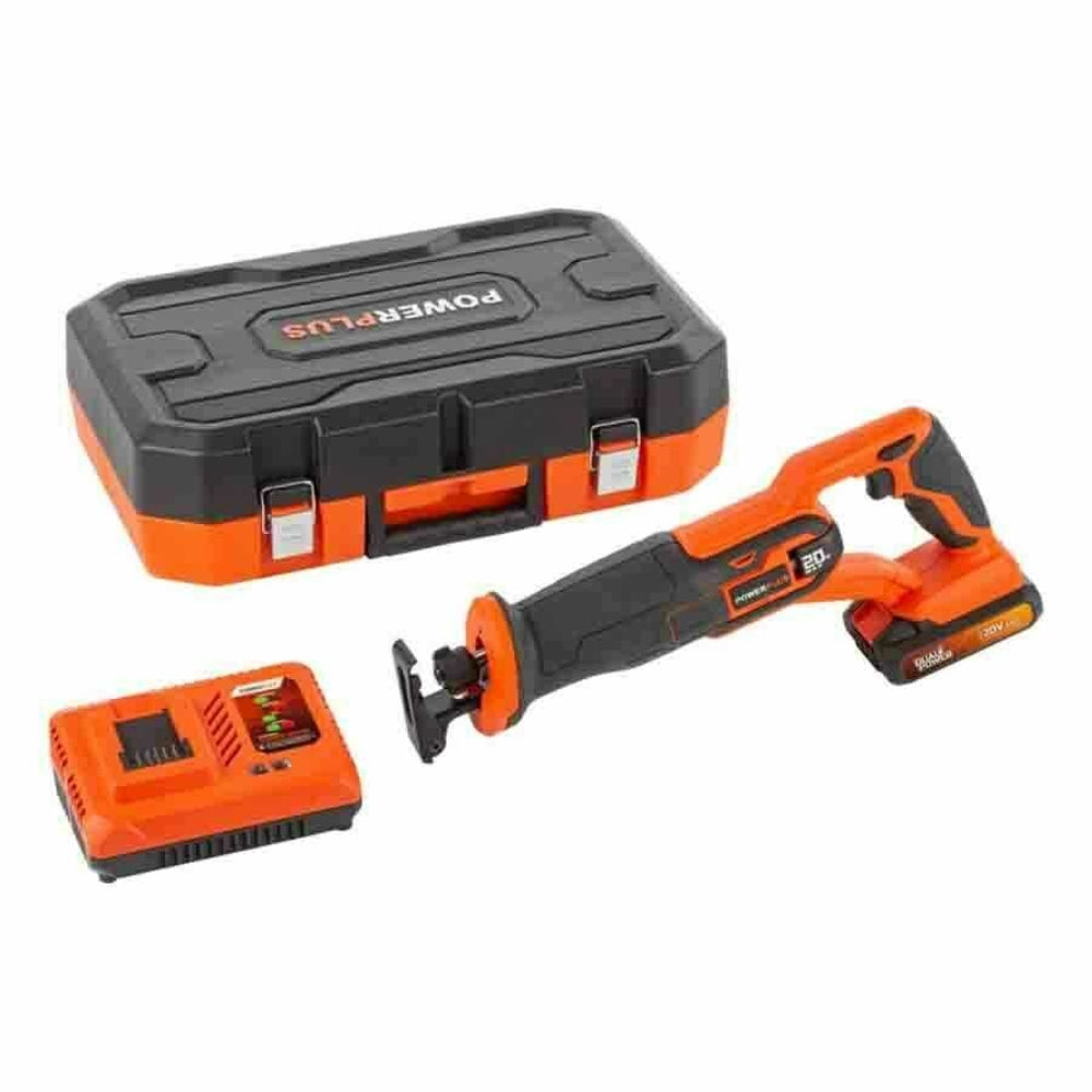 Powerplus Dual Power Reciprocating Saw 20V Li-Ion with Battery and Charger