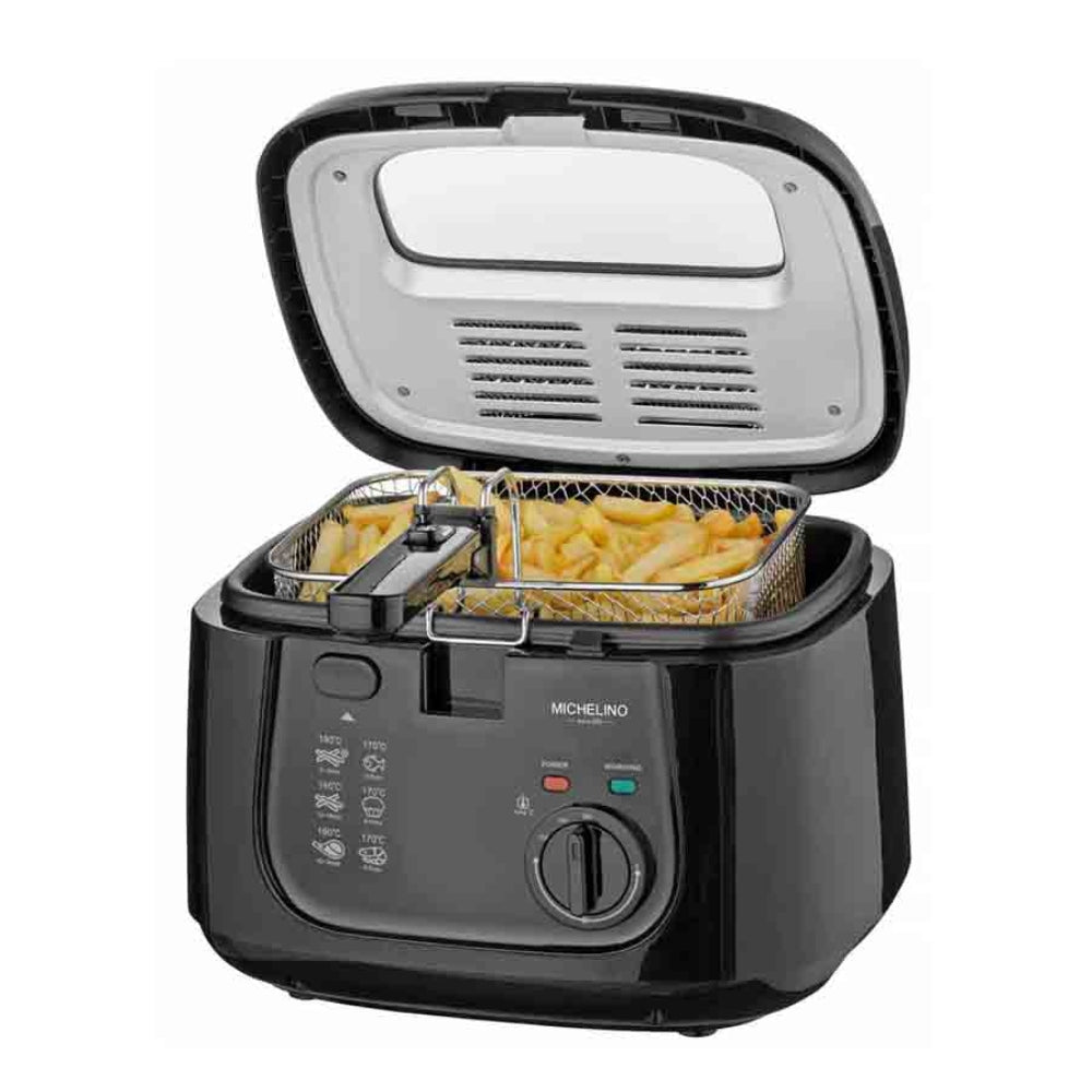 Michelino Deep Fryer 2.5L - Black